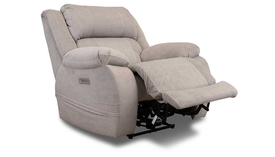 Living Room Dallas Sofa Company Recliners | Port Arthur Ii Khaki Triple Power Recliner