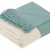 Accents Olliix | Stockholm Faux Cashmere Aqua Throw