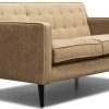 Living Room JB Home Upholstery Upholstered Loveseats | Metro Gold Loveseat