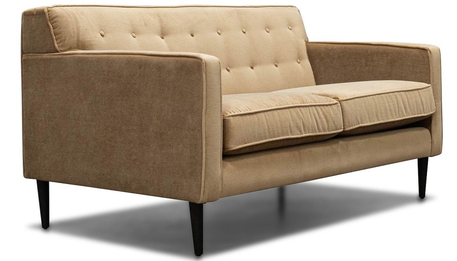 Living Room JB Home Upholstery Upholstered Loveseats | Metro Gold Loveseat