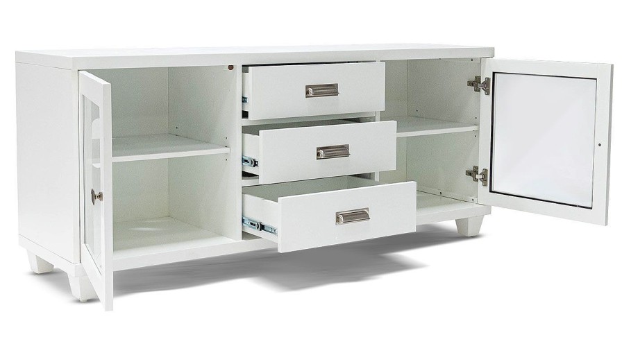 Entertainment Elements | Edgefield White 60" Tv Stand