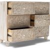 Accents World Piazza | Serena Carved Chest With 6 Drawers