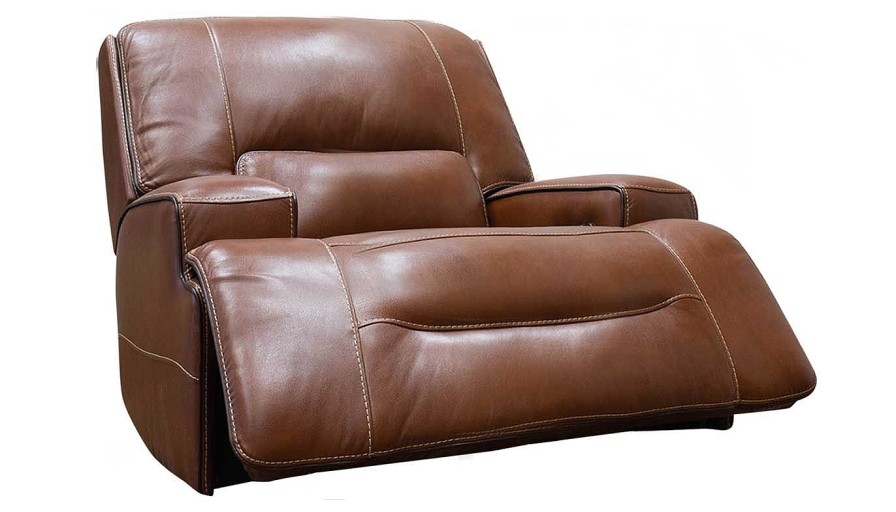 Living Room JB Home Upholstery Leather Chairs | Lake Como Recliner