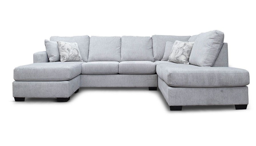 Living Room Dallas Sofa Company Upholstered Collections | Demeter Dual Chaise Sectional