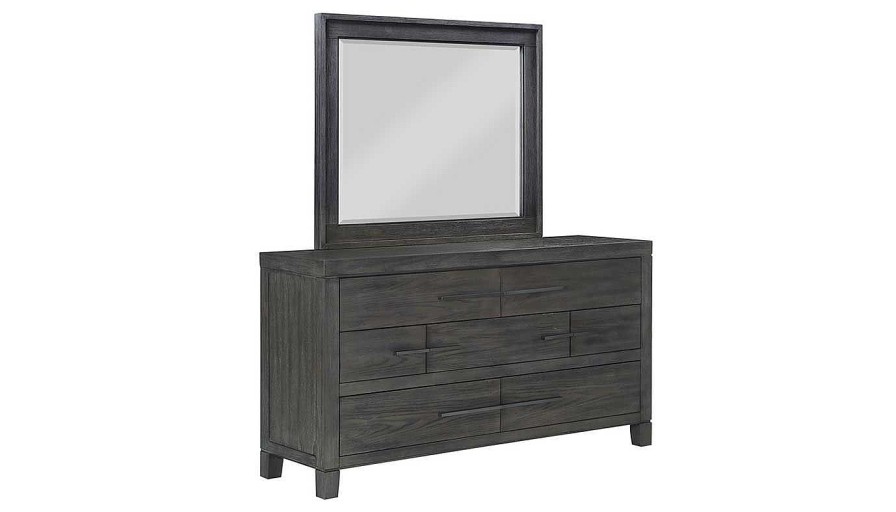 Bedroom JB Home Case Goods Full Collections | Accolade Full Storage Bed, Dresser, Mirror & Nightstand