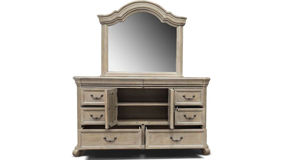 Bedroom Premier Craftsman Dressers & Mirrors | Bocelli Dresser & Mirror