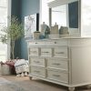 Bedroom JB Home Case Goods Full Collections | Oyster Bay Full Storage Bed, Dresser, Mirror & Nightstand