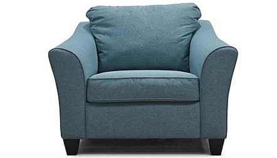 Living Room Dallas Sofa Company Upholstered Chairs | Denton Seafoam Chair