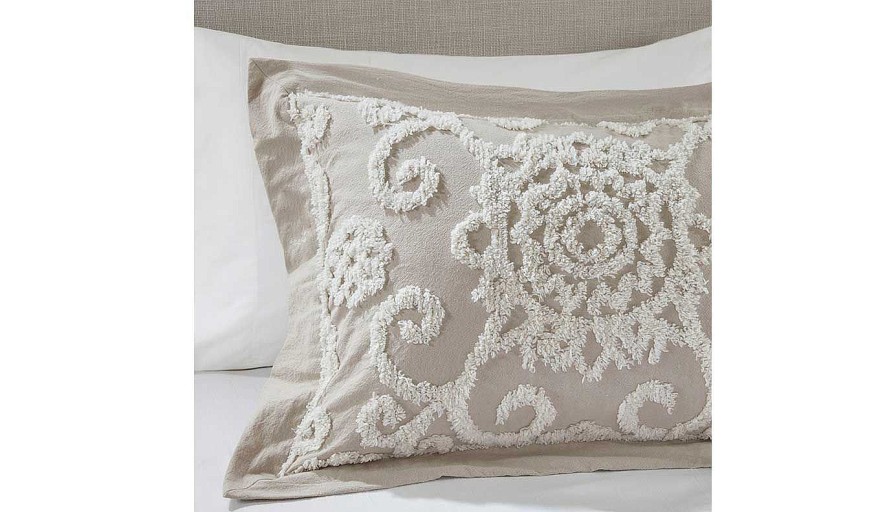 Accents Olliix | Suzanna Taupe King Comforter Set