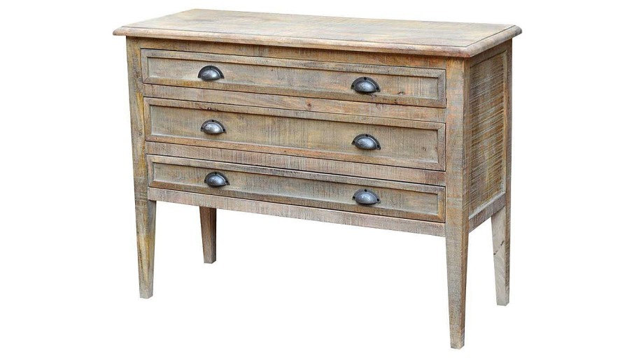 Accents World Piazza | Kant 3-Drawer Chest With Peg Legs