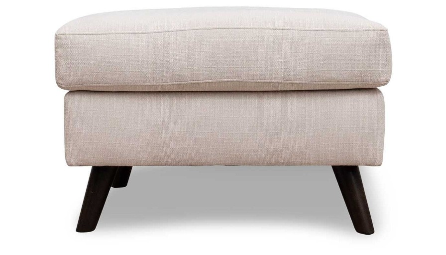 Living Room JB Home Upholstery Upholstered Ottomans | Carol Oatmeal Ottoman