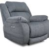 Living Room Dallas Sofa Company Recliners | Port Arthur Ii Grey Triple Power Recliner