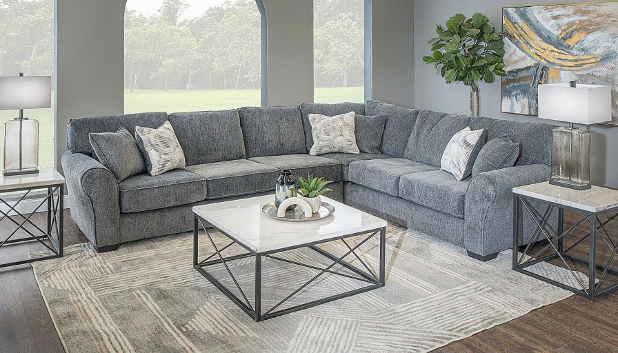 Living Room Home Zone Furniture Upholstered Collections | Hermes Studio Sectional