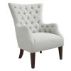 Living Room Olliix Upholstered Chairs | Hannah Button Tufted Wing Chair