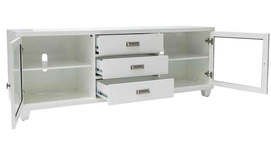 Entertainment Elements | Edgefield White 70" Tv Stand