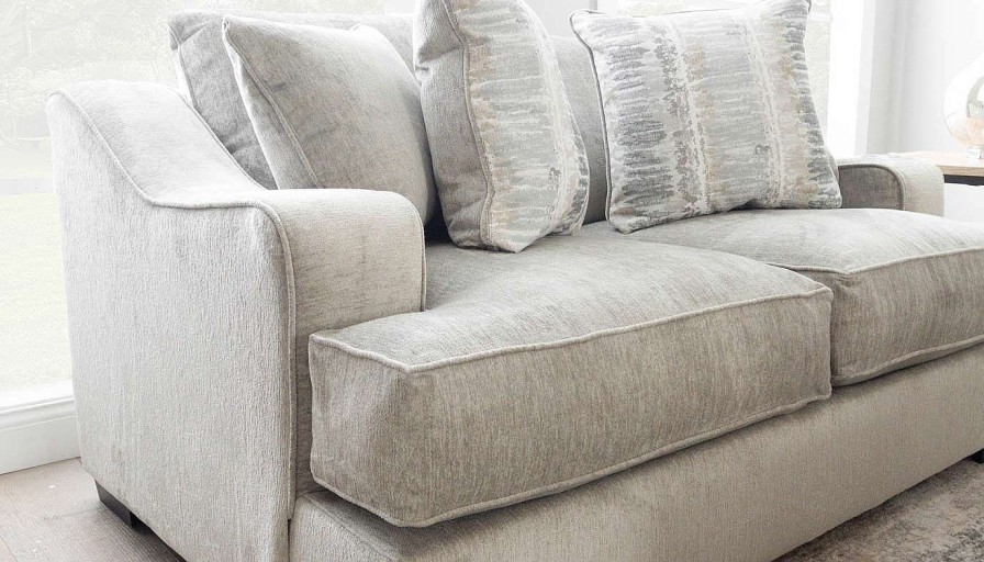 Living Room Dallas Sofa Company Upholstered Collections | Spartan Taupe Sofa & Loveseat