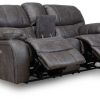 Living Room Dallas Sofa Company Reclining Loveseats | Lonestar Ii Graphite Power Loveseat