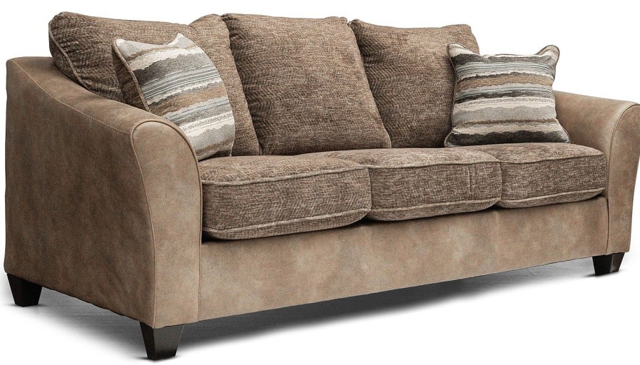 Living Room Dallas Sofa Company Upholstered Sofas | Corinth Tan Sofa