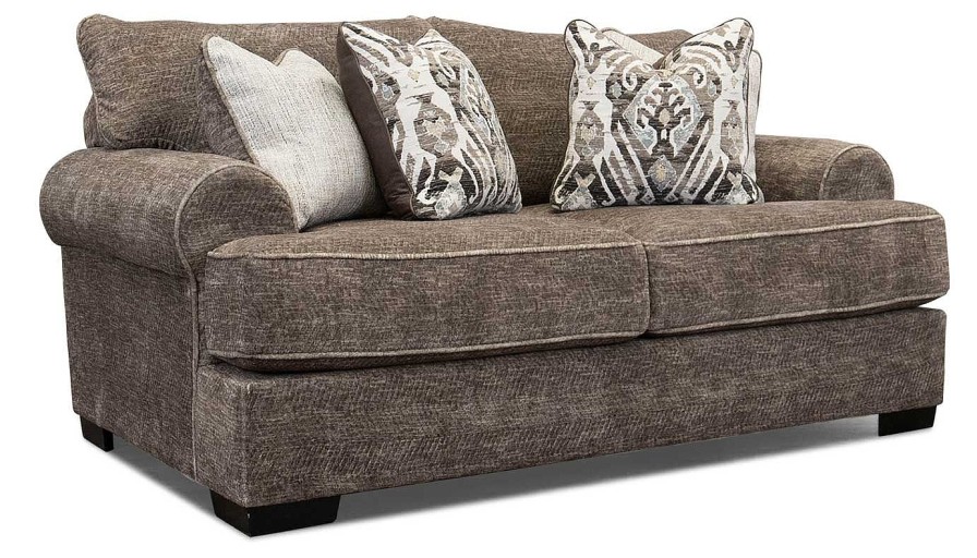 Living Room Dallas Sofa Company Upholstered Loveseats | Mustang Tan Loveseat