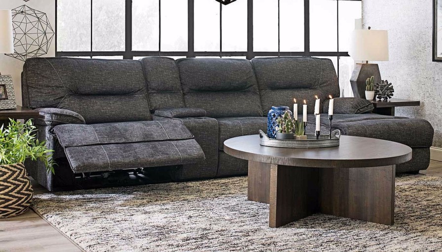 Living Room JB Home Upholstery Reclining Collections | Pacifica 4-Piece Sectional