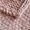 Accents Olliix | Chunky Double Knit Throw Blush