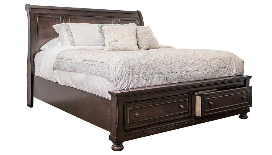 Bedroom JB Home Case Goods Full Beds | Oregon Full Storage Bed