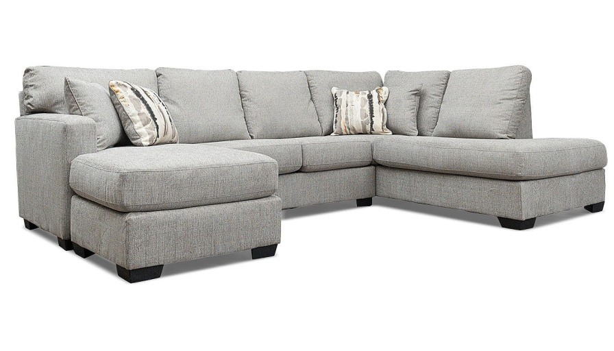 Living Room Dallas Sofa Company Upholstered Collections | Brazos Dual Chaise Sectional