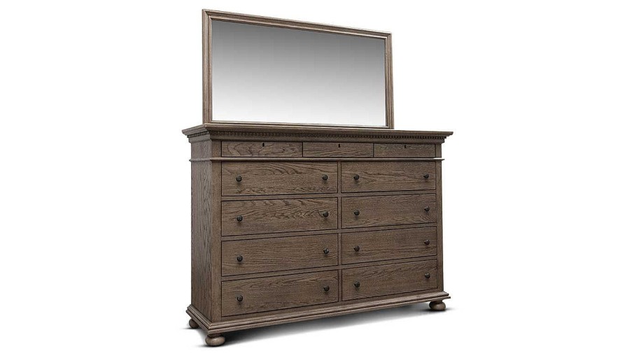 Bedroom JB Home Case Goods Dressers & Mirrors | Ava Ii Grey Dresser & Mirror