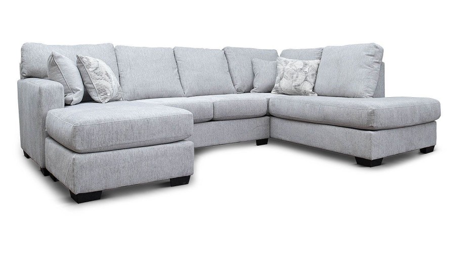 Living Room Dallas Sofa Company Upholstered Collections | Demeter Dual Chaise Sectional