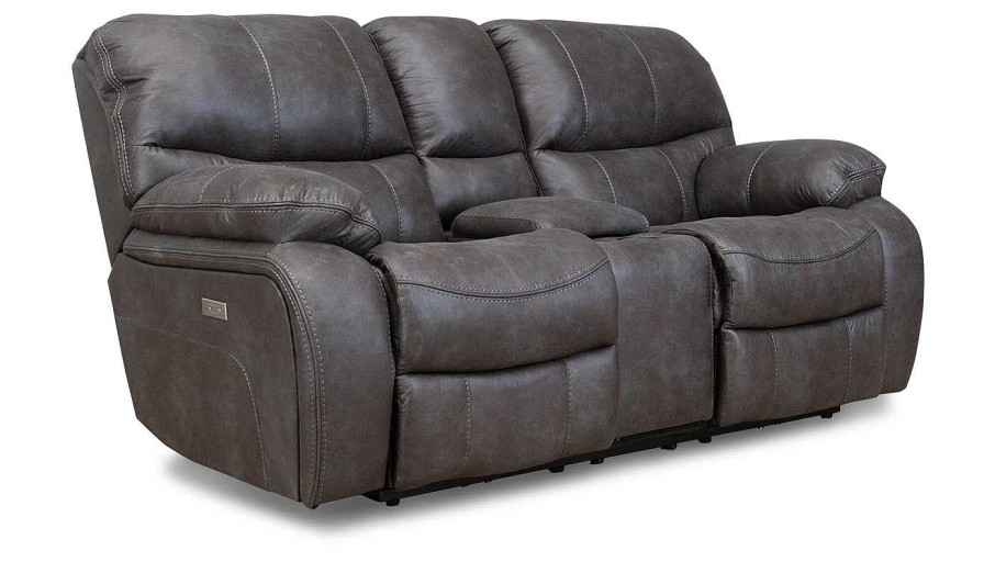 Living Room Dallas Sofa Company Reclining Loveseats | Lonestar Ii Graphite Loveseat