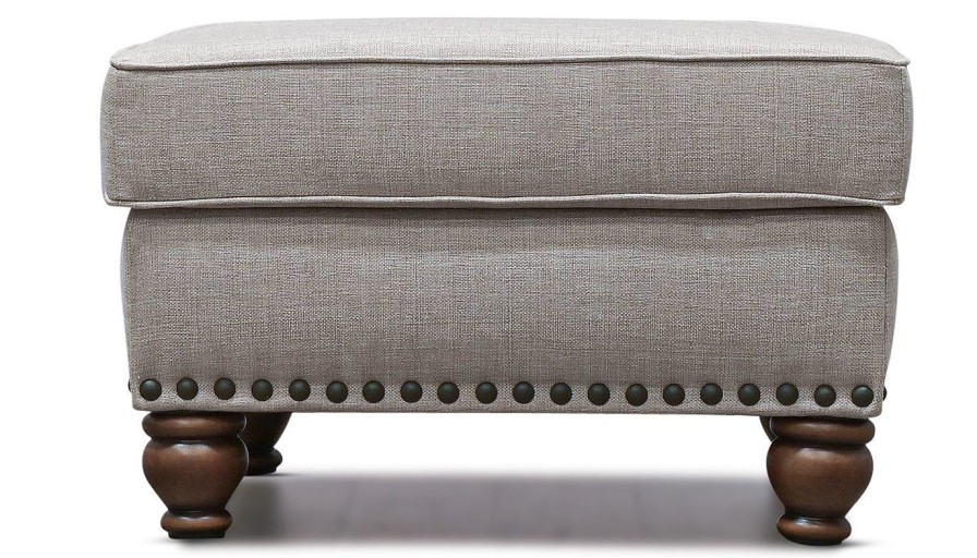 Living Room Dallas Sofa Company Upholstered Ottomans | Corliss Iv Ottoman