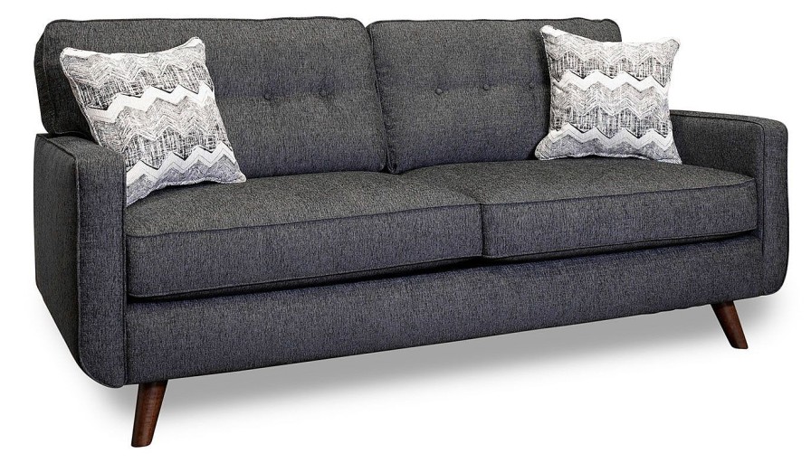 Living Room JB Home Upholstery Upholstered Sofas | Hollywood Graphite Sofa