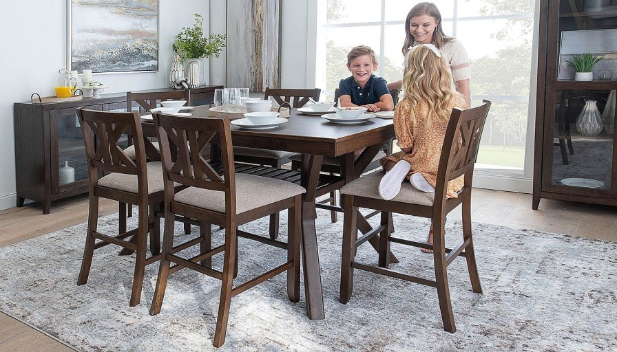 Dining Home Zone Furniture Counter Height Collections | Generations Counter Height Table & Chairs