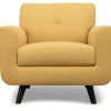 Living Room JB Home Upholstery Upholstered Chairs | Carol Mustard Yellow Chair