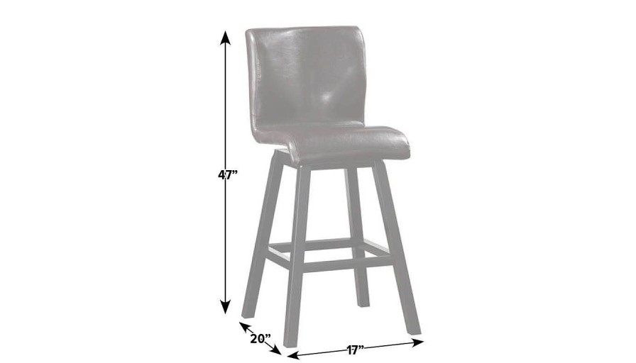 Dining JB Home Case Goods Bar Height Chairs | Triangle Bar Height Chair