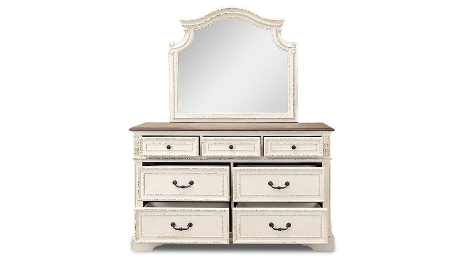 Bedroom JB Home Case Goods Dressers & Mirrors | Annette Dresser & Mirror