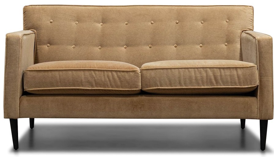 Living Room JB Home Upholstery Upholstered Loveseats | Metro Gold Loveseat