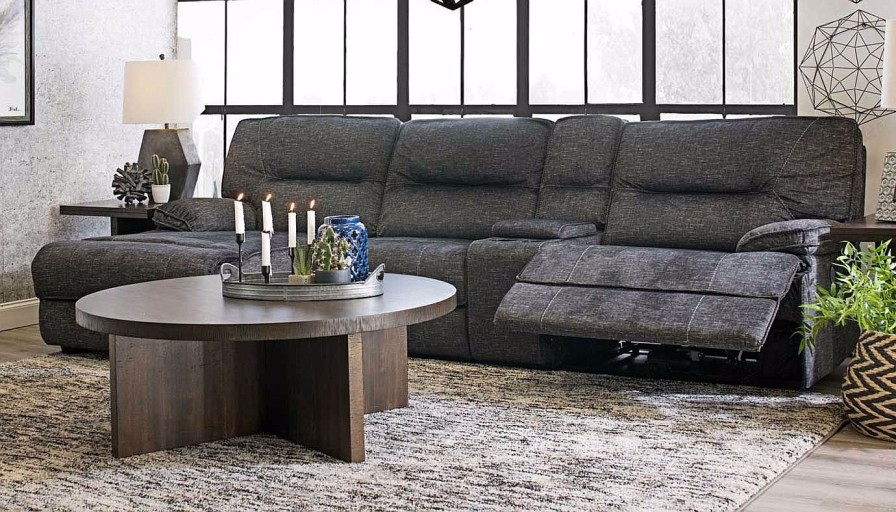 Living Room JB Home Upholstery Reclining Collections | Pacifica 4-Piece Sectional