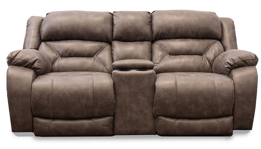 Living Room Dallas Sofa Company Reclining Loveseats | Houston Ii Taupe Power Loveseat