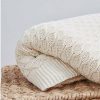 Accents Olliix | Willow Cotton Knit Throw Tan