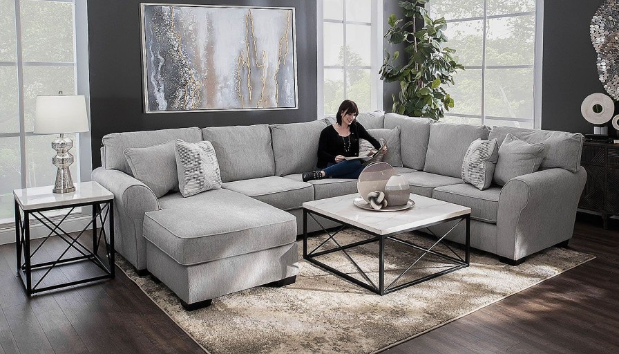 Living Room JB Home Upholstery Upholstered Collections | Demeter Sectional