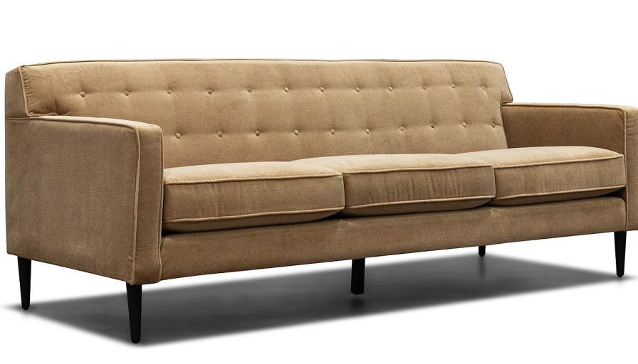 Living Room JB Home Upholstery Upholstered Sofas | Metro Gold Sofa