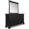 Bedroom Home Zone Furniture Dressers & Mirrors | Bear River Brown Dresser & Mirror