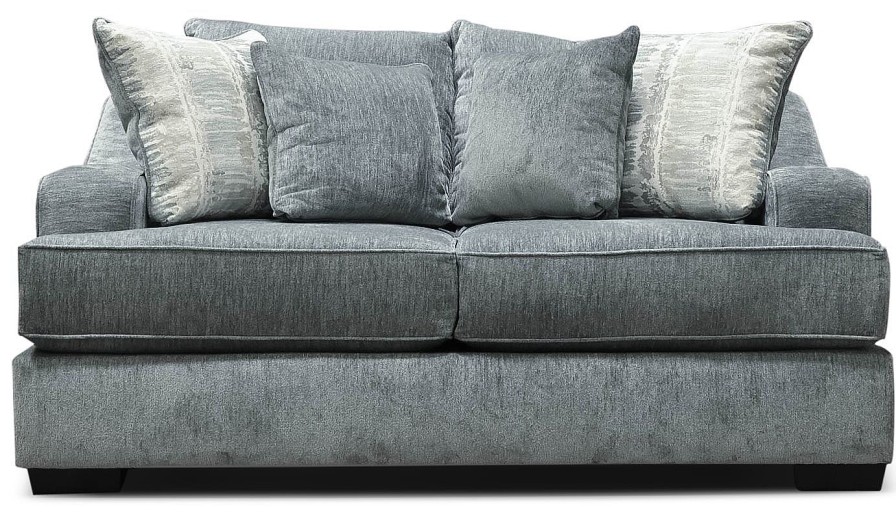 Living Room Dallas Sofa Company Upholstered Loveseats | Spartan Sage Loveseat