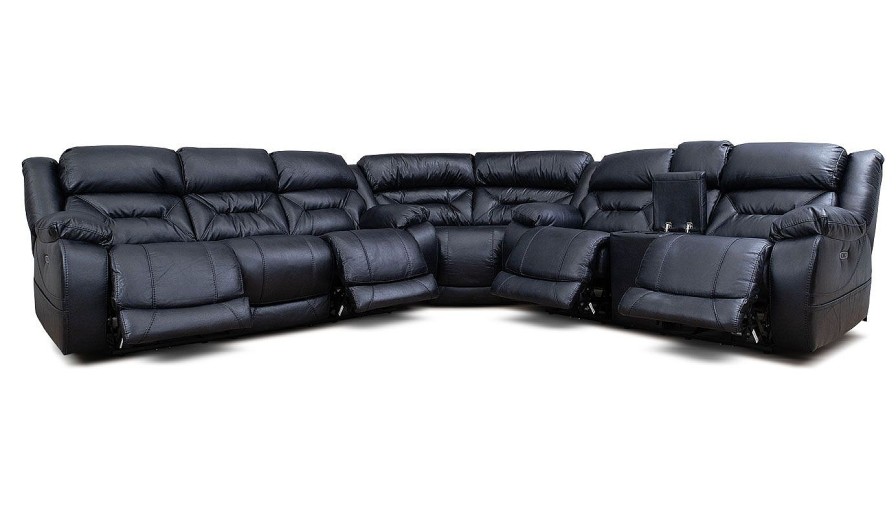 Living Room Dallas Sofa Company Reclining Collections | Houston Navy Power Sectional