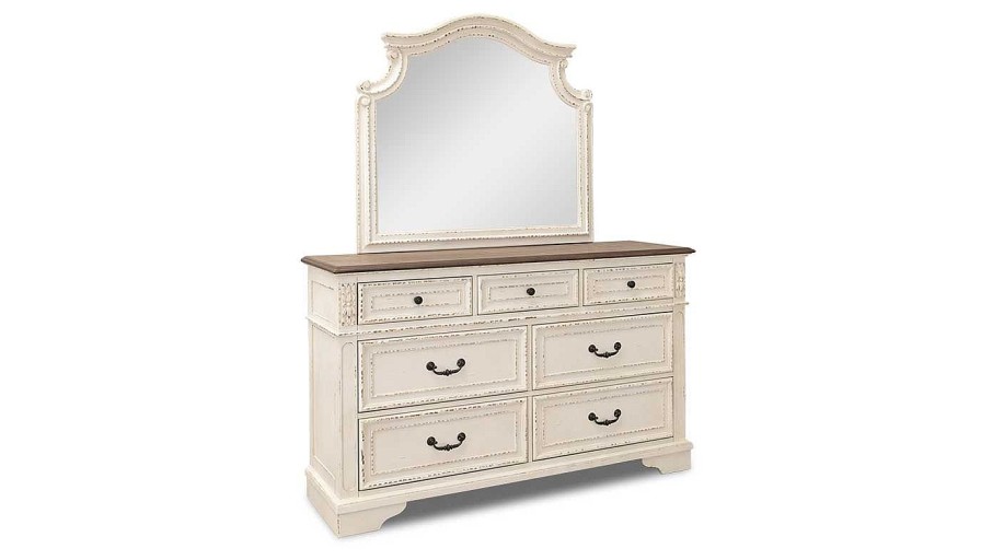 Bedroom JB Home Case Goods Dressers & Mirrors | Annette Dresser & Mirror