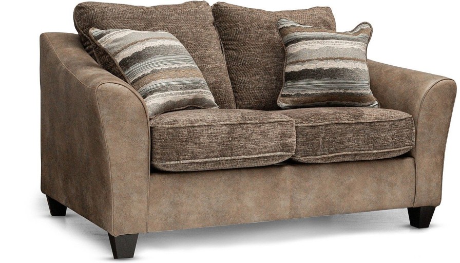 Living Room Dallas Sofa Company Upholstered Loveseats | Corinth Tan Loveseat