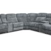 Living Room JB Home Upholstery Modular Sectionals | Easthill Grey 7-Piece Sectional