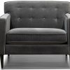 Living Room JB Home Upholstery Upholstered Chairs | Metro Grey Chair