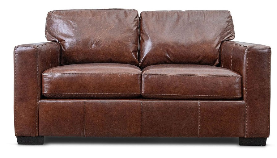 Living Room Dallas Sofa Company Leather Loveseats | Avalon Loveseat